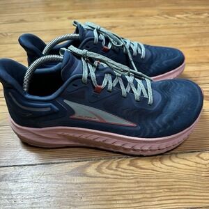 Altra Torin 7 Women's Road Running Shoes Navy Blue Pink Zero Drop Sz 11 EUR 43